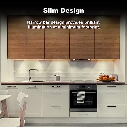 Under Cabinet Lights Plug-in Daylight White 4000K, Dimmable LED Under Cabinet Li - Image 3