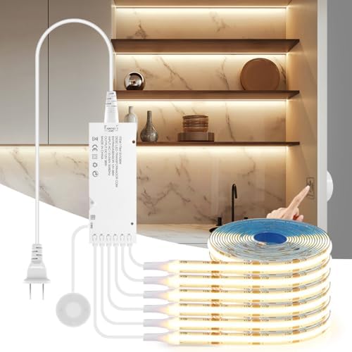 JUSJUBR 4x12 Inch Natural White 4500K Shelf Lights, Dimmable Shelf Lighting with - Image 19