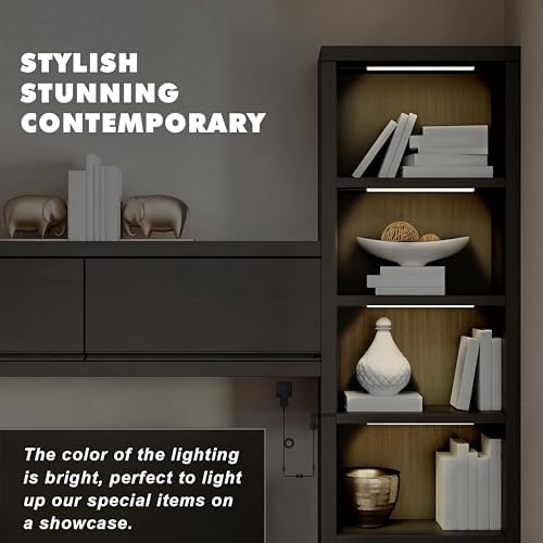 JUSJUBR 4x12 Inch Natural White 4500K Shelf Lights, Dimmable Shelf Lighting with - Image 3