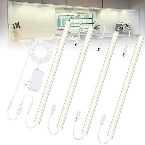 Under Cabinet Lights Plug-in Daylight White 4000K, Dimmable LED Under Cabinet Li - Image 2
