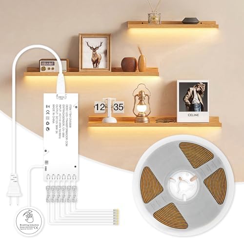 JUSJUBR Natural White 4 Pack Dimmable Shelf Lighting with Memory Function, 12 in - Image 21
