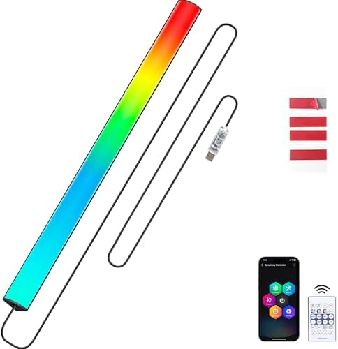 JUSJUBR 2PC RGB Under Monitor Light, Gaming Light with 353 Color Modes, LED Desk - Image 20