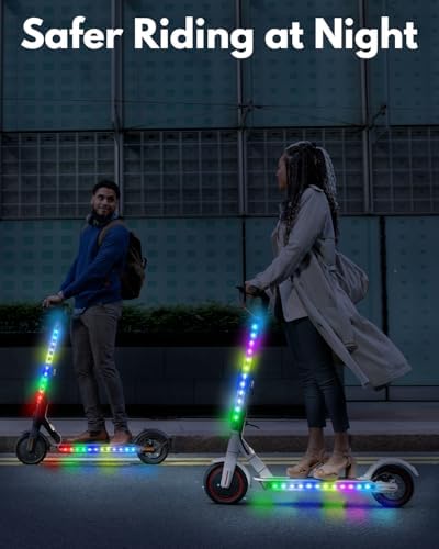 JUSJUBR 2PCS Scooter Lights, Multiple Colors and Lighting Modes, App Control, Co - Image 5