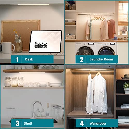 Under Cabinet Lights Plug-in Daylight White 4000K, Dimmable LED Under Cabinet Li - Image 6