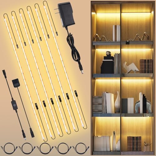 JUSJUBR Under Counter Lights for Kitchen, 4pcs 12 Inch Warm White 3000K Dimmable - Image 16