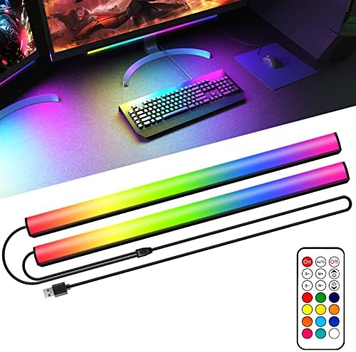 JUSJUBR 2PC RGB Under Monitor Light, Gaming Light with 353 Color Modes, LED Desk - Image 21