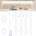 JUSJUBR Under Cabinet Lights Plug-in, 4 Pack x 12inch LED Under Cabinet Lighting - Image 1