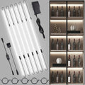 JUSJUBR LED Lights for Shelves, 6 PCS 20 Inch Dimmable Flexible COB LED Strip Li - Image 1