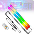JUSJUBR 2PC RGB Under Monitor Light, Gaming Light with 353 Color Modes, LED Desk - Image 1