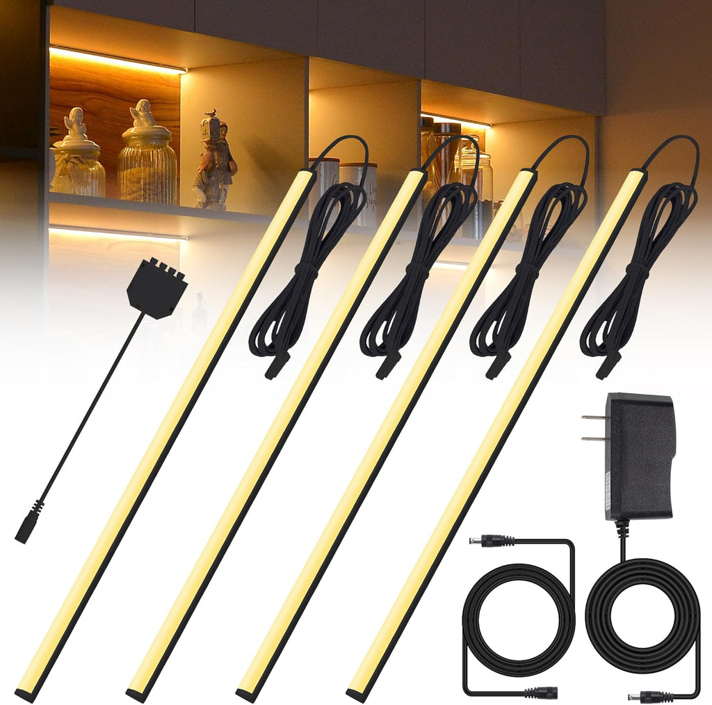 JUSJUBR Black Shell Display Case Lights, LED Lights for Display Case with Memory - Image 4