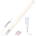 Under Cabinet Lighting Natural White 4000K, Dimmable Under Cabinet Lights with Touch Switch, LED Under Counter Lighting for Desk